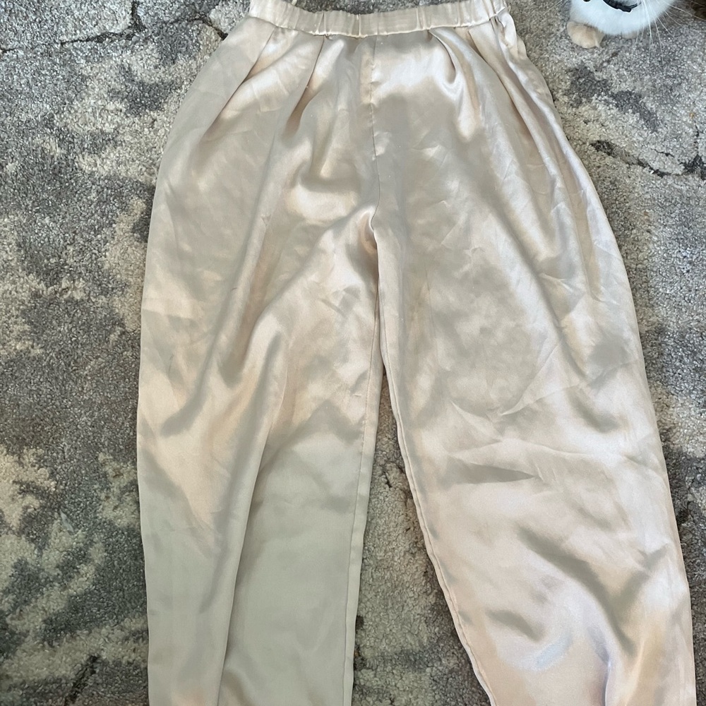 Silk pants